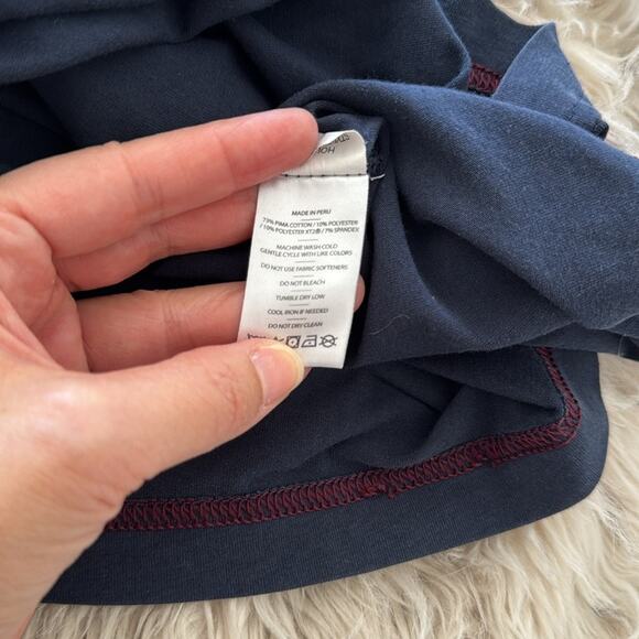 Rhone Essentials Pima Cotton Undershirt - Crewneck Premium Navy Blue Size M - Picture 8 of 8